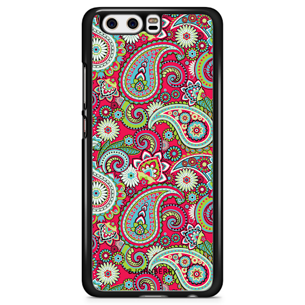 Bjornberry Skal Huawei P10 - Röd Paisley