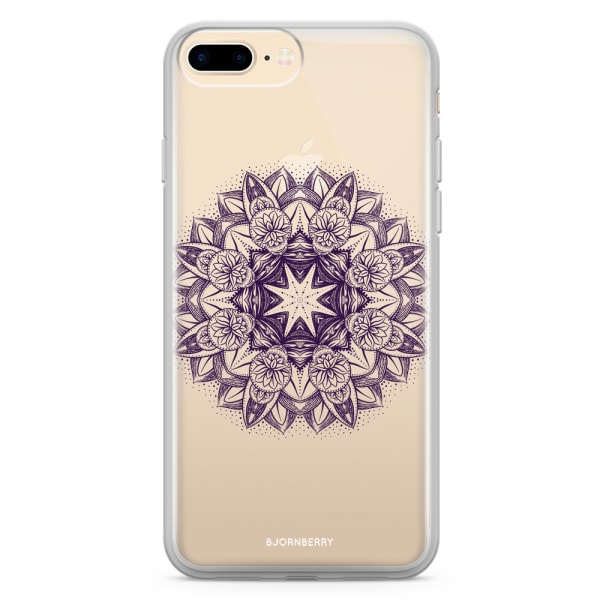 Bjornberry Skal Hybrid iPhone 7 Plus - Lila Mandala