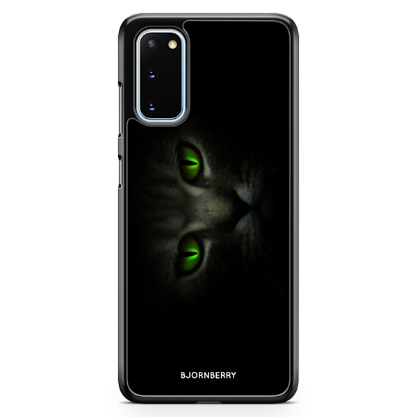 Bjornberry Skal Samsung Galaxy S20 FE - Gröna Kattögon