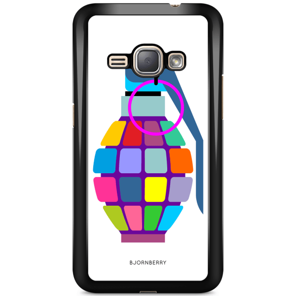Bjornberry Skal Samsung Galaxy J1 (2016) - Färg Handgranat