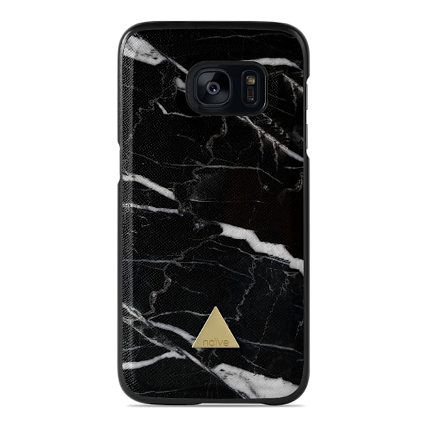 Naive Samsung Galaxy S7 Skal - Black Marble