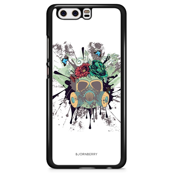 Bjornberry Skal Huawei P10 Plus - Gas Mask Blommor