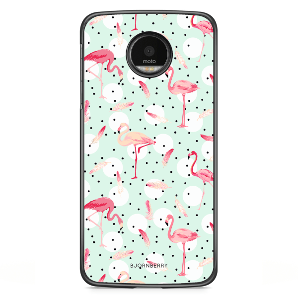 Bjornberry Skal Motorola Moto G5S Plus - Flamingos