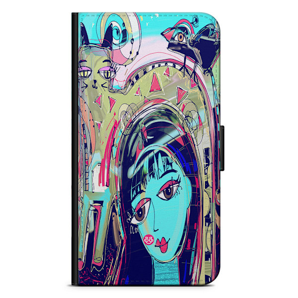 Bjornberry OnePlus 10 Pro 5G Fodral - Abstrakt Katt
