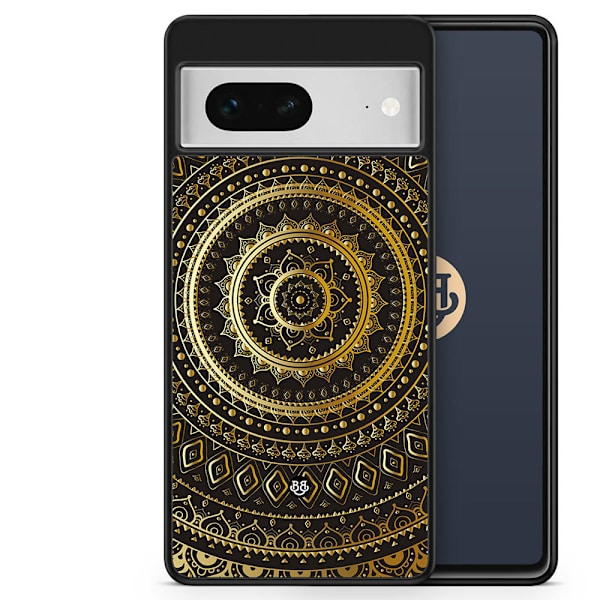 Bjornberry Skal Google Pixel 7 - Guld Mandala