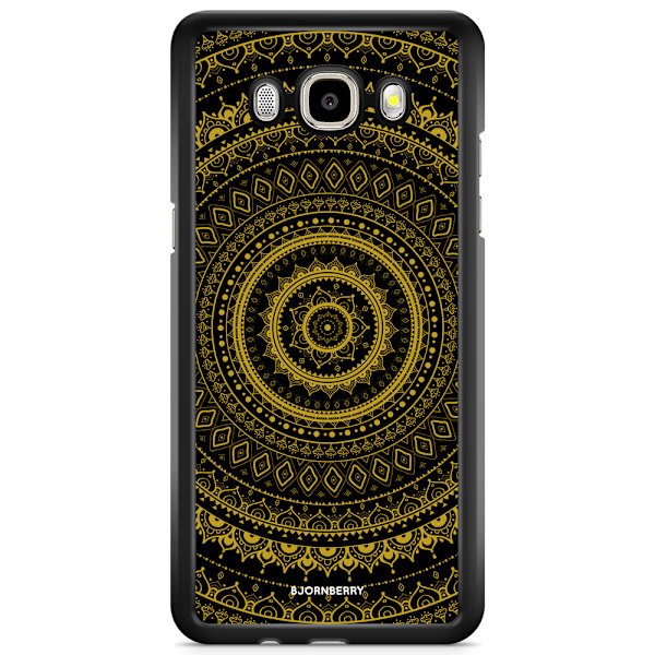 Bjornberry Skal Samsung Galaxy J3 (2016) - Svart Guld Mandala