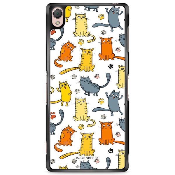 Bjornberry Skal Sony Xperia Z3 - Kattmönster