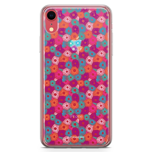 Bjornberry Hybrid Skal iPhone XR  - Färg Cirklar