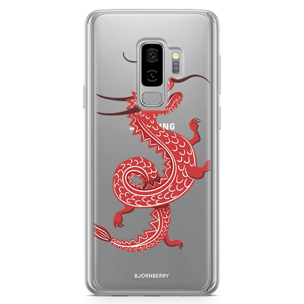 Bjornberry Skal Hybrid Samsung Galaxy S9+ - Röd Drake