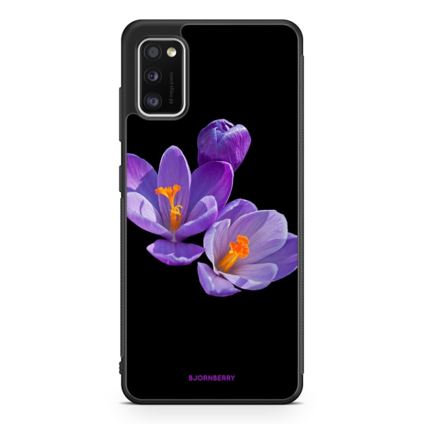Bjornberry Skal Samsung Galaxy A41 - Lila Blommor