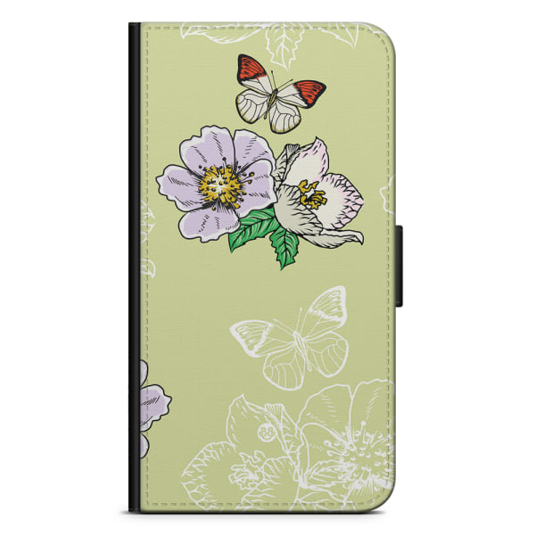 Bjornberry Samsung Galaxy A23 5G Fodral - Fjärilsblomma