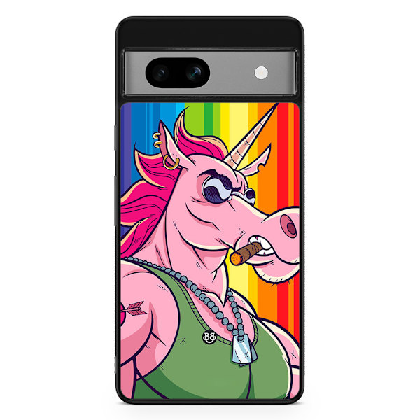 Bjornberry Google Pixel 7a Skal - Muscle Unicorn