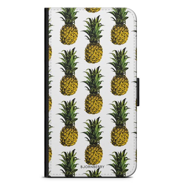 Bjornberry Plånboksfodral iPhone XR - Ananas