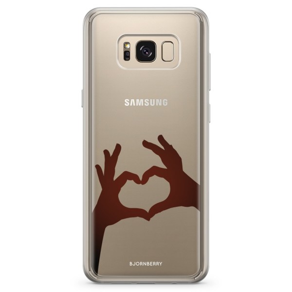 Bjornberry Skal Hybrid Samsung Galaxy S8+ - Hand Hjärta