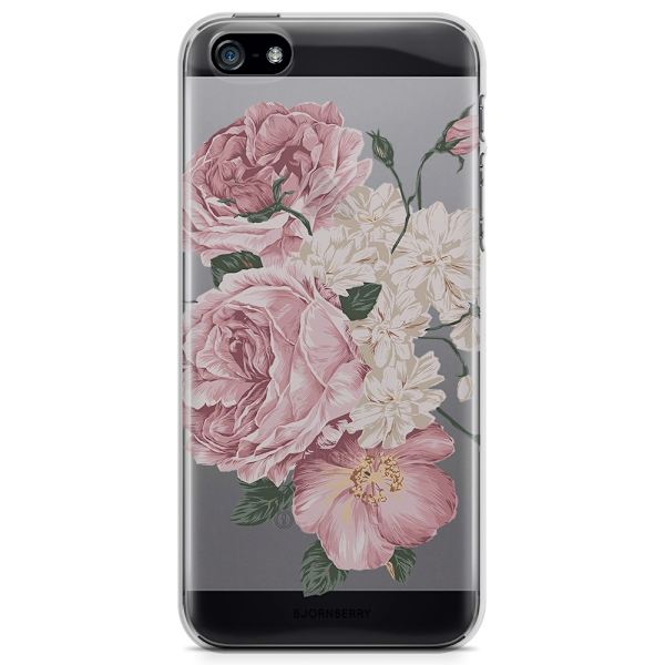 Bjornberry iPhone 5/5S/SE TPU Skal - Rosor