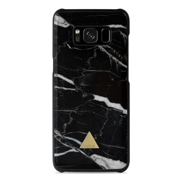 Naive Samsung Galaxy S8 Skal - Black Marble