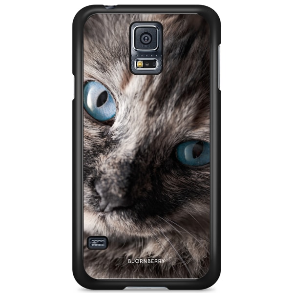Bjornberry Skal Samsung Galaxy S5/S5 NEO - Katt Blå Ögon