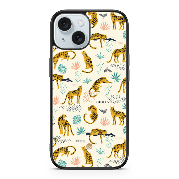 Bjornberry Skal iPhone 15 - Tropic Leopards