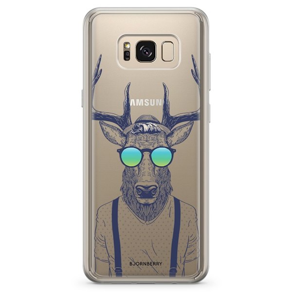 Bjornberry Skal Hybrid Samsung Galaxy S8+ - Hipster Älg