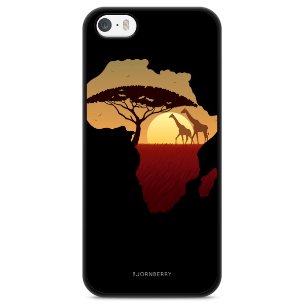Bjornberry Skal iPhone 5/5s/SE (2016) - Afrika Svart