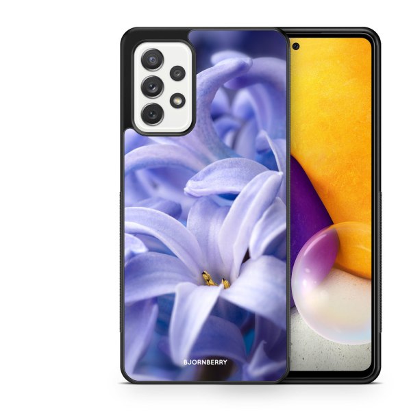 Bjornberry Skal Samsung Galaxy A52/A52s 5G -Blå blomma