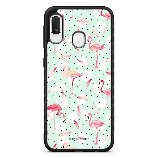 Bjornberry Skal Samsung Galaxy A20e - Flamingos