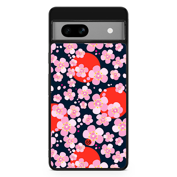 Bjornberry Google Pixel 7a Skal - Japan Blommor