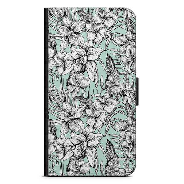 Bjornberry Plånboksfodral Sony Xperia XZ3 - Exotiska Blommor