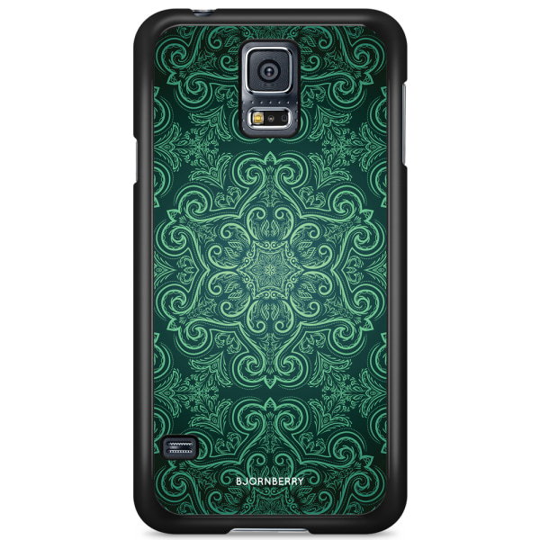 Bjornberry Skal Samsung Galaxy S5 Mini - Grön Retromönster