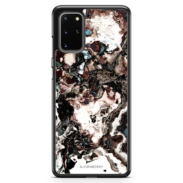 Bjornberry Skal Samsung Galaxy S20 Plus - Brun Marmor