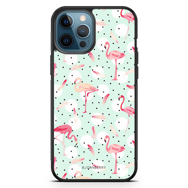 Bjornberry Hårdskal iPhone 12 Pro - Flamingos