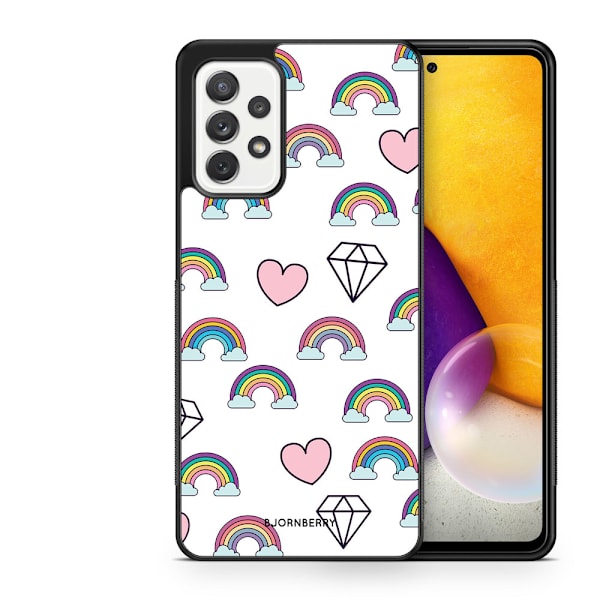 Bjornberry Skal Samsung Galaxy A52/A52s 5G -Regnbågar Diamanter
