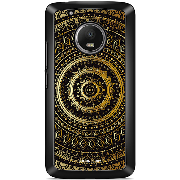 Bjornberry Skal Moto G5 Plus - Guld Mandala