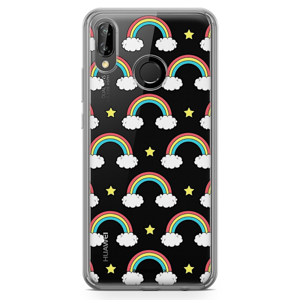 Bjornberry Hybrid Skal Huawei P20 Lite - Regnbågar