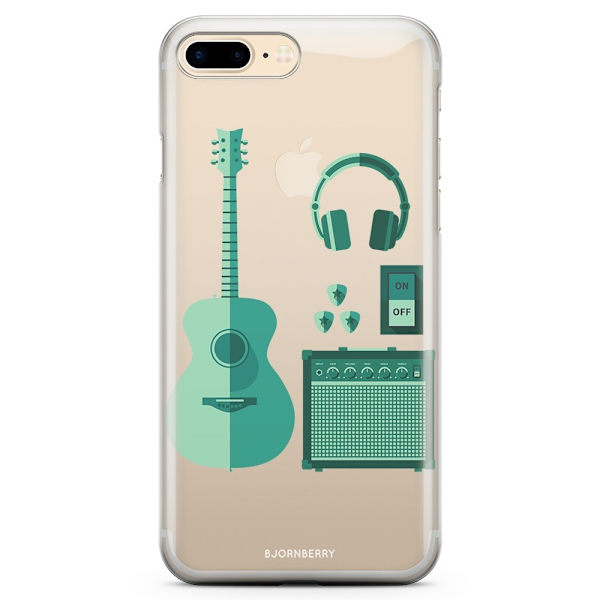 Bjornberry iPhone 7 Plus TPU Skal - Gitarr