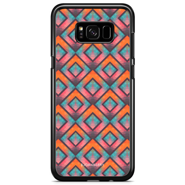 Bjornberry Skal Samsung Galaxy S8 Plus - Retro Fyrkanter