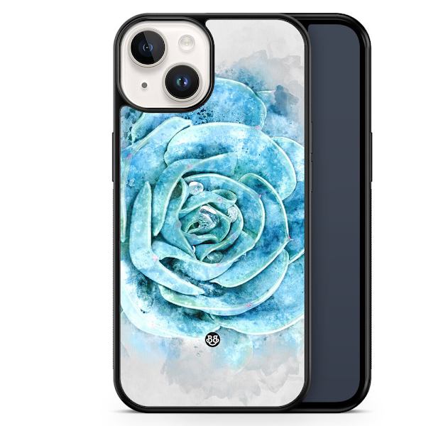 Bjornberry Skal iPhone 14 -Blå Kaktus