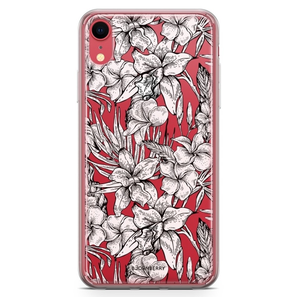 Bjornberry Hybrid Skal iPhone XR  - Exotiska Blommor