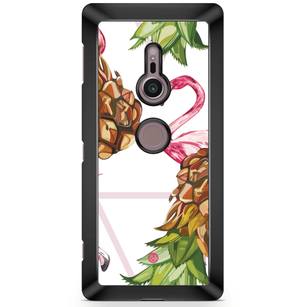 Bjornberry Sony Xperia XZ2 Skal - Ananas & Flamingo
