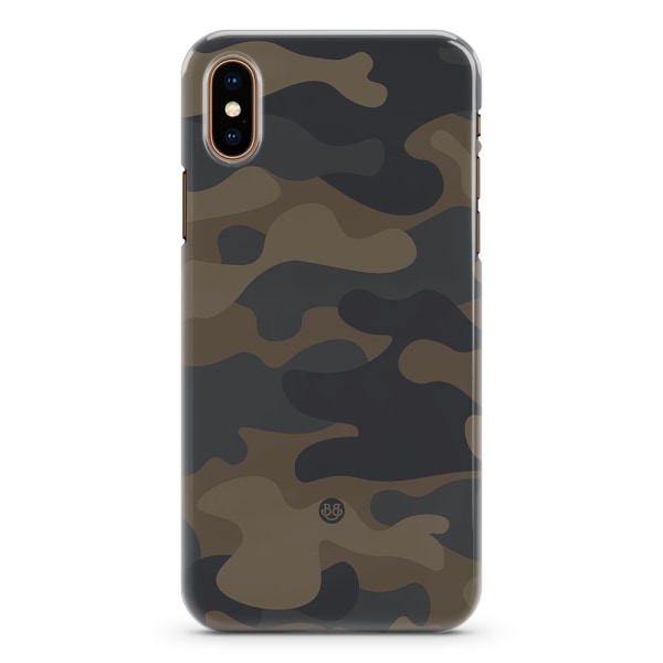 Bjornberry iPhone XS Max Premium Skal - Dark Camo