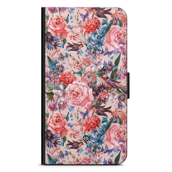 Bjornberry Xiaomi Redmi 10 Fodral - Fåglar & Blommor