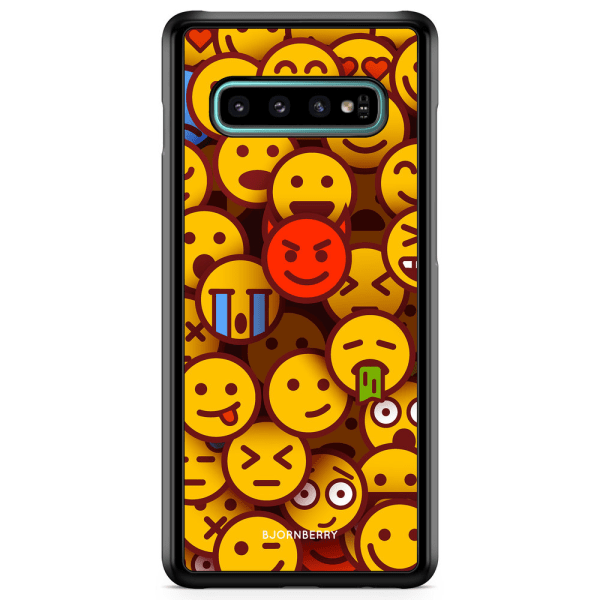 Bjornberry Skal Samsung Galaxy S10 Plus - Emojis
