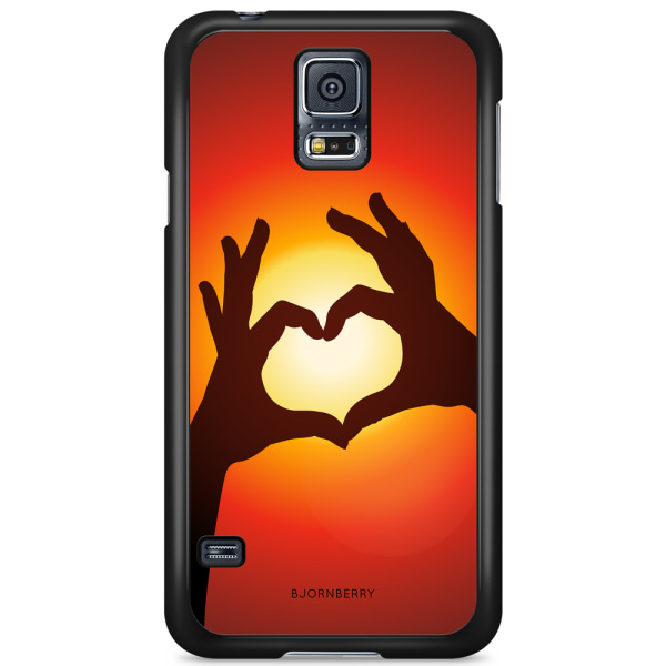 Bjornberry Skal Samsung Galaxy S5/S5 NEO - Hand Hjärta