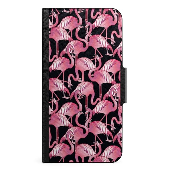 Naive iPhone 13 Mini Plånboksfodral - Flamingo