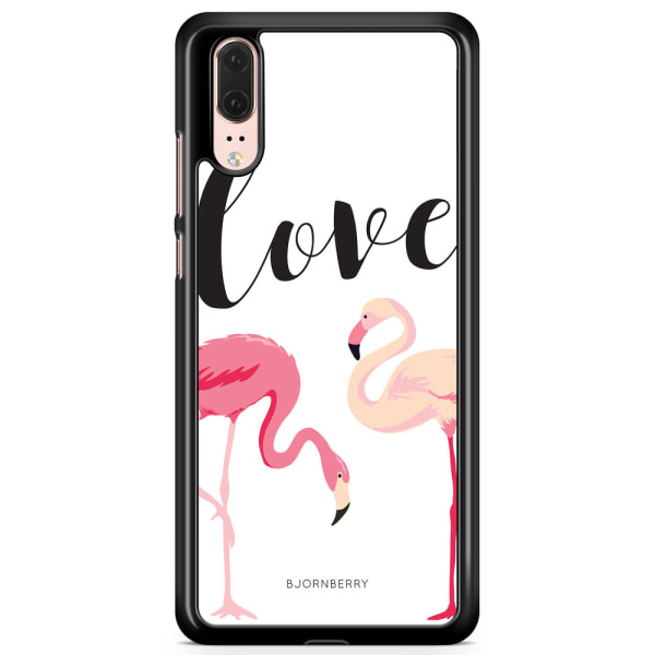 Bjornberry Skal Huawei P20 - Love Flamingo