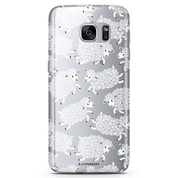 Bjornberry Samsung Galaxy S6 Edge TPU Skal -Söta Får