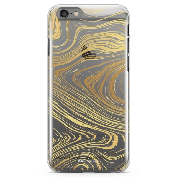 Bjornberry iPhone 6/6s TPU Skal - Guld Marmor