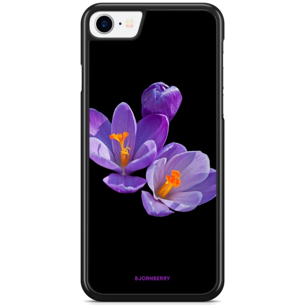 Bjornberry Skal iPhone SE (2020) - Lila Blommor