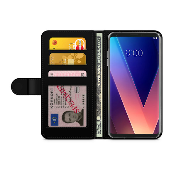 Bjornberry Plånboksfodral LG V30 - Söt Kattunge