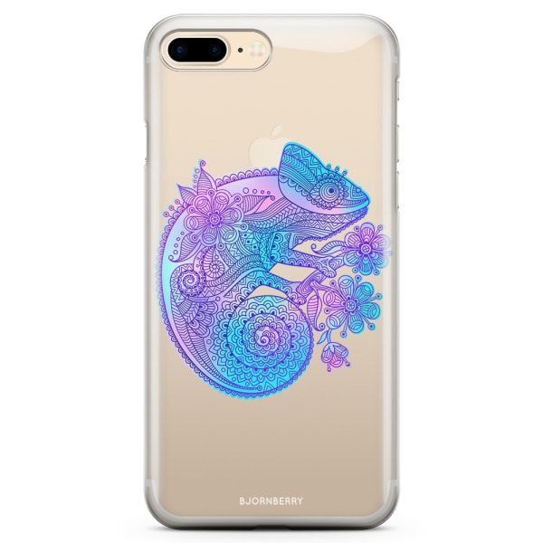 Bjornberry iPhone 7 Plus TPU Skal - Mandala Kameleont